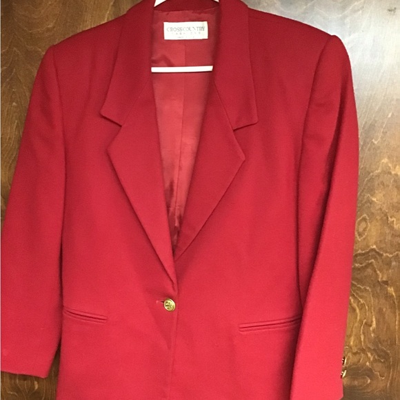 Womens Petite  Blazer Red - Picture 2 of 4